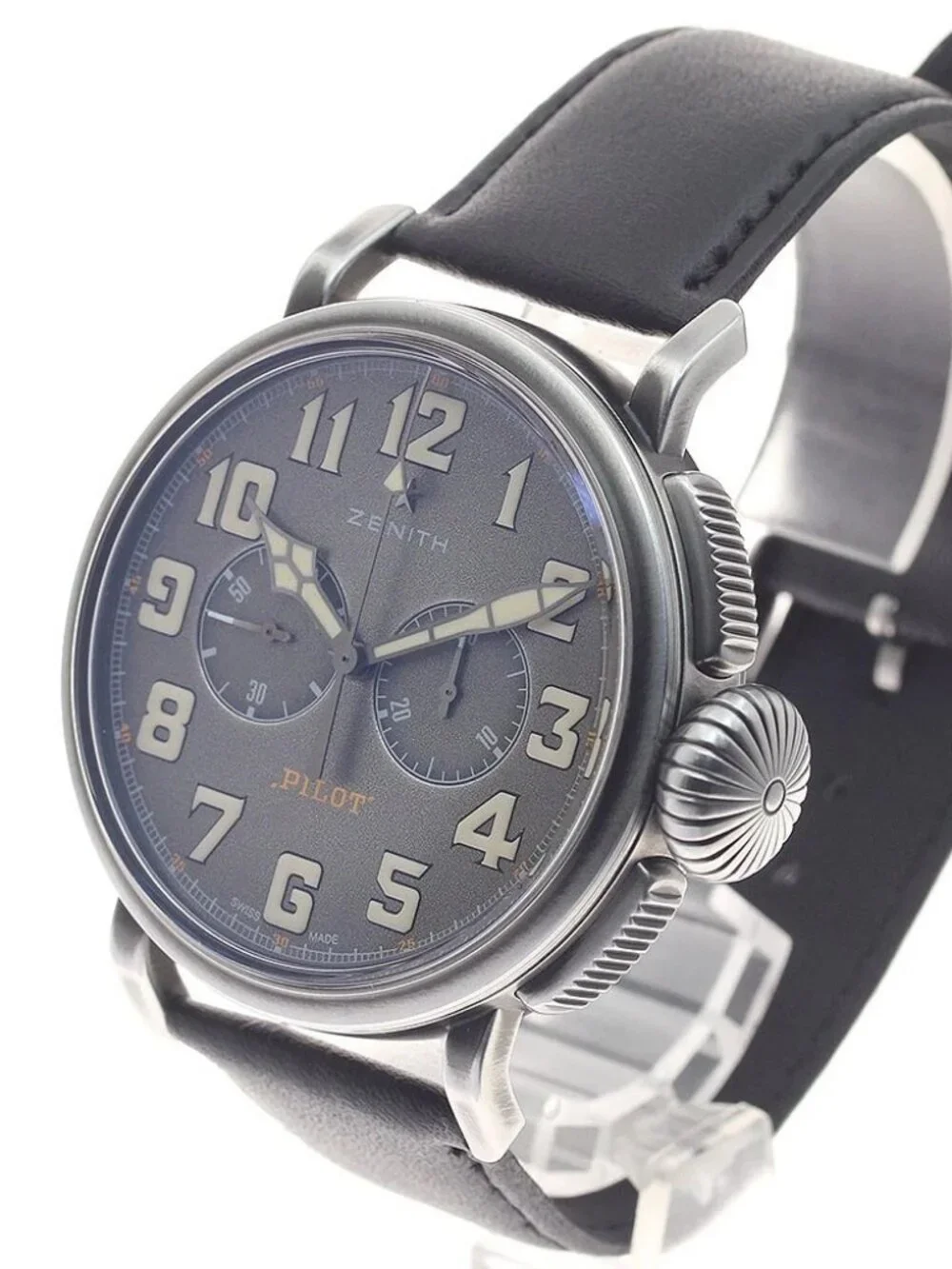 ZENITH Pilot TYPE 20 Ton Up 11.2430.4069 gray Dial Automatic Men's Watch_965987